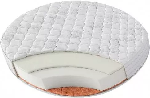Детский матрас BamBola ROUND HOLO + KOKOS 8 - фото, картинка Детский матрас BamBola ROUND HOLO + KOKOS 8 - фото