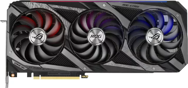 Видеокарта Asus ROG Strix GeForce RTX 3080 Ti OC Edition 12GB GDDR6X - фото