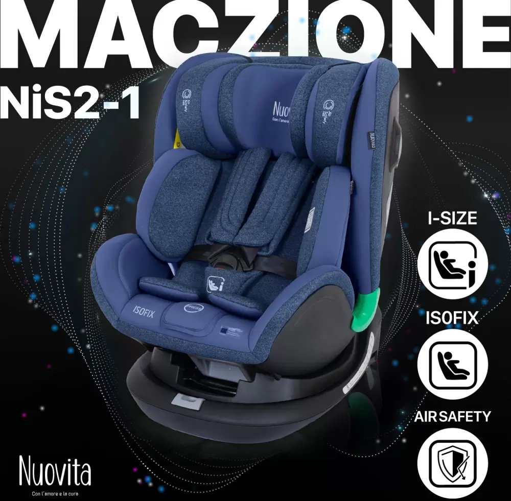 Автокресло Nuovita Maczione NiS2-1 (синий) - фото7