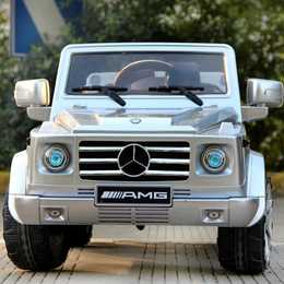Детский электромобиль Baby Maxi Mercedes-Benz G55 AMG Silver Paint LUX - фото3